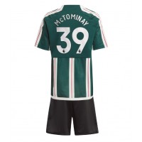 Manchester United Scott McTominay #39 Vonkajší Detský futbalový dres 2023-24 Krátky Rukáv (+ trenírky)